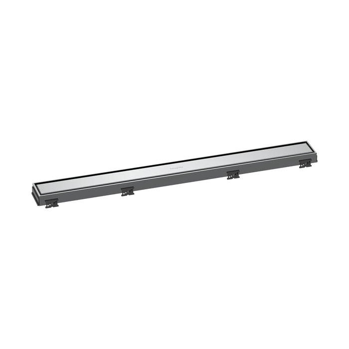 hansgrohe RainDrain Match Trim 27 5/8" with Height Adjustable Frame, chrome