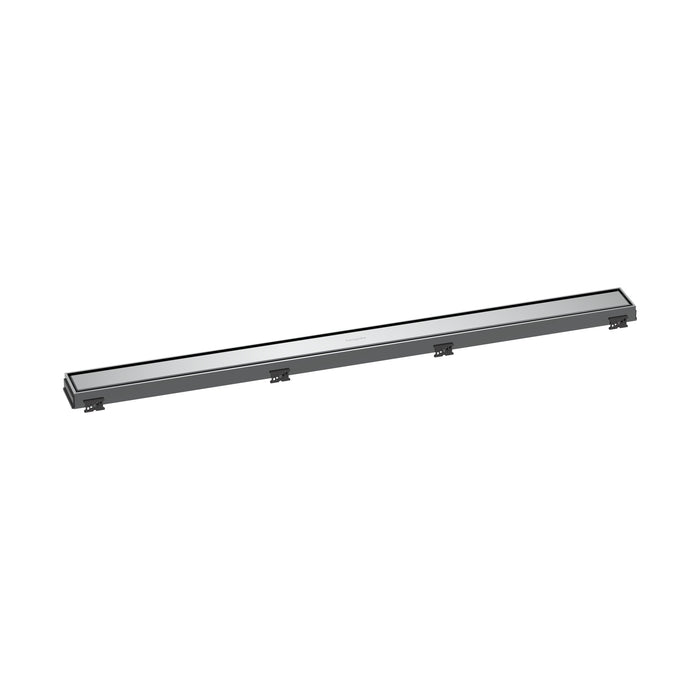 hansgrohe RainDrain Match Trim 35 1/4" with Height Adjustable Frame, chrome