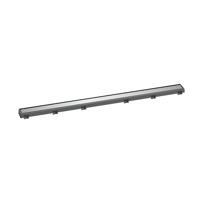 hansgrohe RainDrain Match Trim 39 3/8" with Height Adjustable Frame, chrome