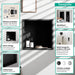 hansgrohe XtraStoris Original Wall Niche with Integrated Frame 12"x 12"x 4", matte black - view 4