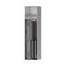 hansgrohe XtraStoris Rock Recessed Toilet Brush Holder with Toilet Paper Holder & Tileable Door, brushed stainless steel