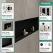 hansgrohe XtraStoris Original Wall Niche with Integrated Frame 12"x 36"x 4", concrete grey - view 2