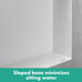 hansgrohe XtraStoris Minimalistic Wall Niche with Open Frame 12"x 12"x 4", matte white - view 5