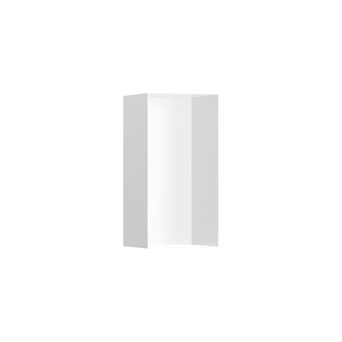 hansgrohe XtraStoris Minimalistic Wall Niche with Open Frame 12"x 6"x 5.5", matte white