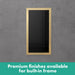 hansgrohe XtraStoris Individual Wall Niche Matte Black with Design Frame 12"x 6"x 4", brushed bronze - view 4