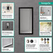 hansgrohe XtraStoris Individual Wall Niche Matte White with Design Frame 12"x 6"x 4", brushed bronze - view 2