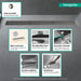 hansgrohe RainDrain Match Boardwalk Trim Boadwalk 47 1/4" with Height Adjustable Frame, brushed stainless steel - view 4