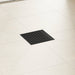 hansgrohe RainDrain Brilliance Point Drain Set 4"x 4" Trim with Height Adjustable Frame and Rough, brushed stainless...
