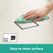 hansgrohe RainDrain Brilliance Point Drain Set 4"x 4" Trim with Height Adjustable Frame and Rough, brushed stainless...