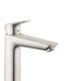 hansgrohe Logis Single-Hole Faucet 190 with Pop-Up Drain, 1.2 GPM, brushed nickel