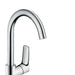hansgrohe Logis Single-Hole Faucet 210 with Swivel Spout and Pop-Up Drain, 1.2 GPM, chrome