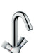 hansgrohe Logis Single-Hole Faucet 150 with Swivel Spout and Pop-Up Drain, 1.2 GPM, chrome