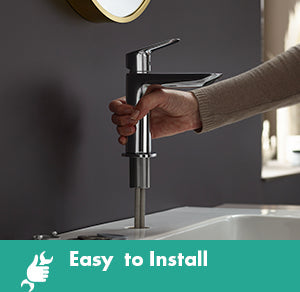 hansgrohe Logis Fine Single-Hole Faucet 110, 1.2 GPM, brushed nickel - view 2