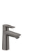 hansgrohe Talis E Single-Hole Faucet 110 with Pop-Up Drain, 1.2 GPM, brushed black chrome