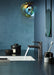 hansgrohe Talis E Single-Hole Faucet 110 with Pop-Up Drain, 1.2 GPM, brushed black chrome - view 3