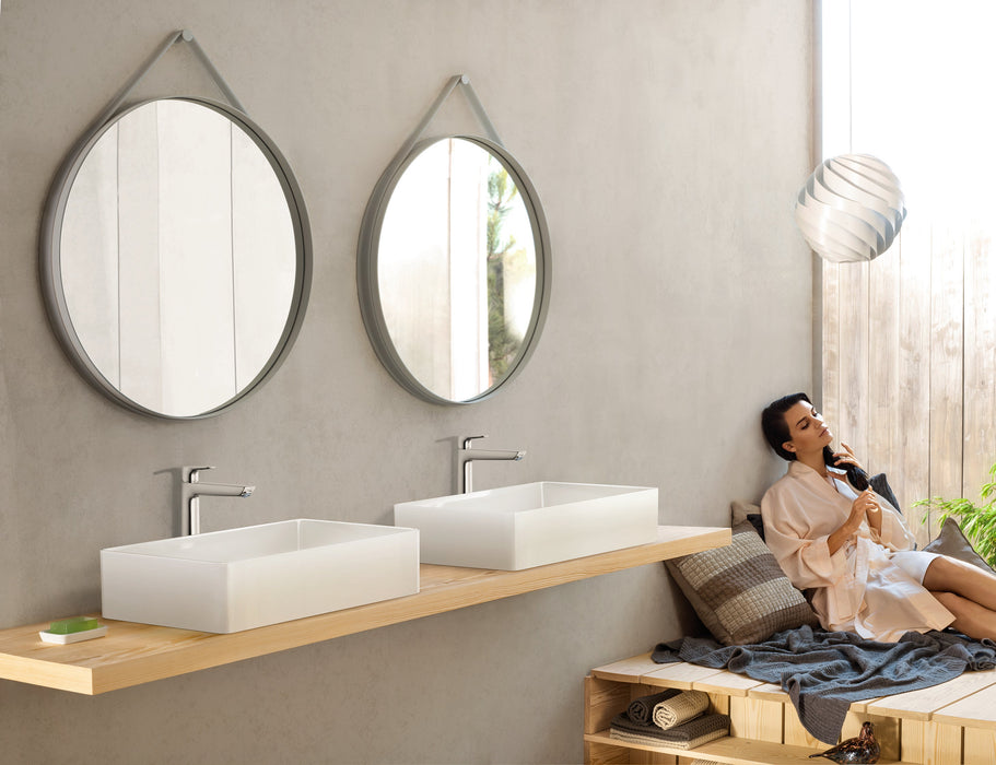 hansgrohe Talis E Single-Hole Faucet 240, 1.2 GPM, brushed nickel - view 2
