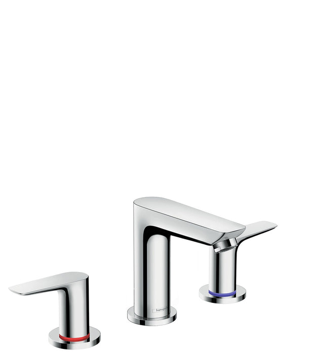 hansgrohe Talis E Widespread Faucet 150 with Pop-Up Drain, 1.2 GPM, chrome