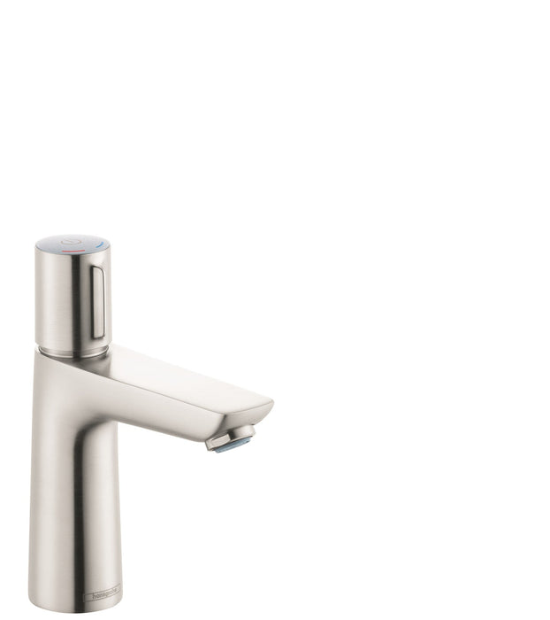 hansgrohe Talis Select E Single-Hole Faucet 110 with Pop-Up Drain, 1.2 GPM, brushed nickel