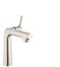hansgrohe Talis S Single-Hole Faucet 140 with Pop-Up Drain, 1.2 GPM, brushed nickel