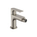 hansgrohe Rebris E Single-Hole Bidet Faucet, 1.5 GPM, brushed nickel