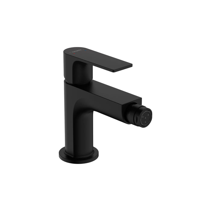 hansgrohe Rebris E Single-Hole Bidet Faucet, 1.5 GPM, matte black