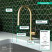 hansgrohe Talis N HighArc Kitchen Faucet, O-Style 2-Spray Pull-Down, 1.75 GPM, brushed gold optic - view 4