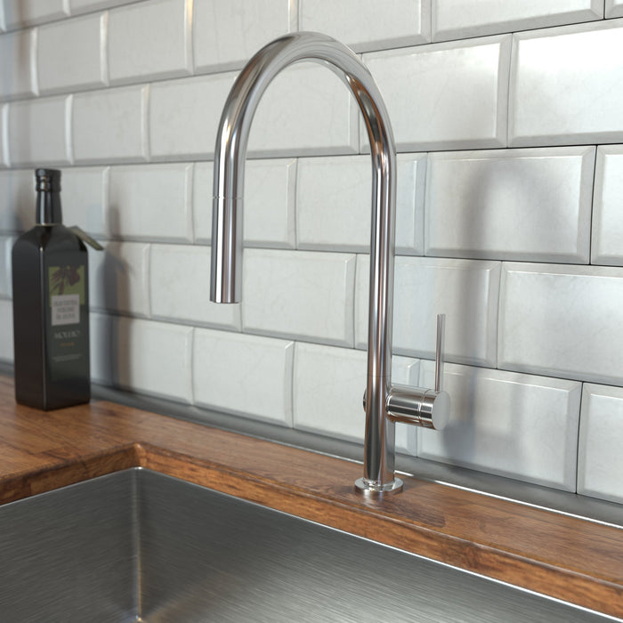 hansgrohe Talis N HighArc Kitchen Faucet, O-Style 2-Spray Pull-Down, 1.75 GPM, chrome - view 2