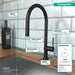 hansgrohe Talis N HighArc Kitchen Faucet, O-Style 2-Spray Pull-Down, 1.75 GPM, matte black - view 4