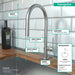 hansgrohe Talis N HighArc Kitchen Faucet, O-Style 2-Spray Pull-Down, 1.75 GPM, stainless steel optic - view 4