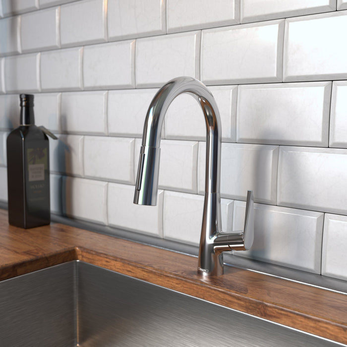 hansgrohe Talis S Prep Kitchen Faucet, 2-Spray Pull-Down, 1.75 GPM, chrome - view 2