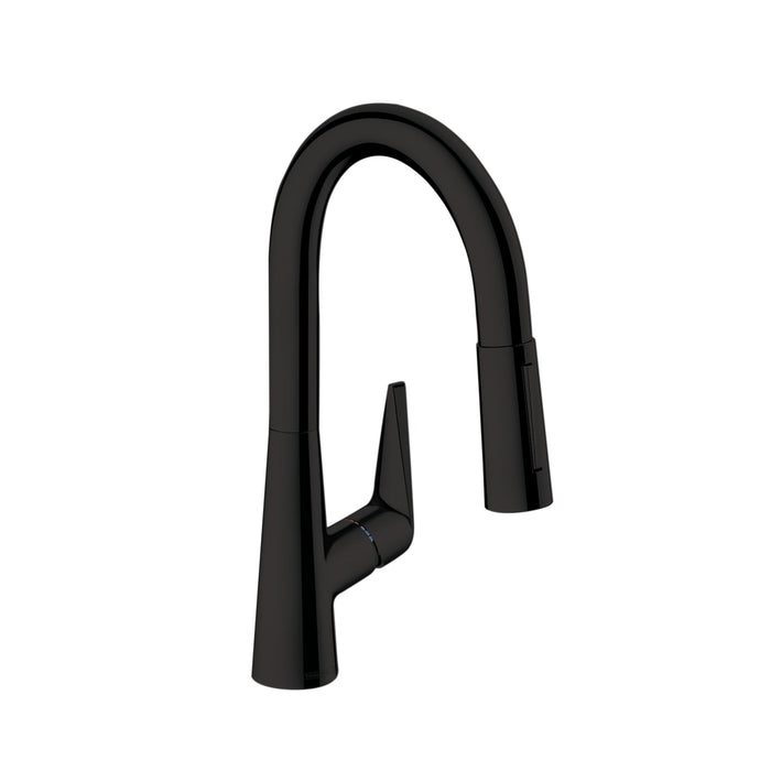 hansgrohe Talis S Prep Kitchen Faucet, 2-Spray Pull-Down, 1.75 GPM, matte black
