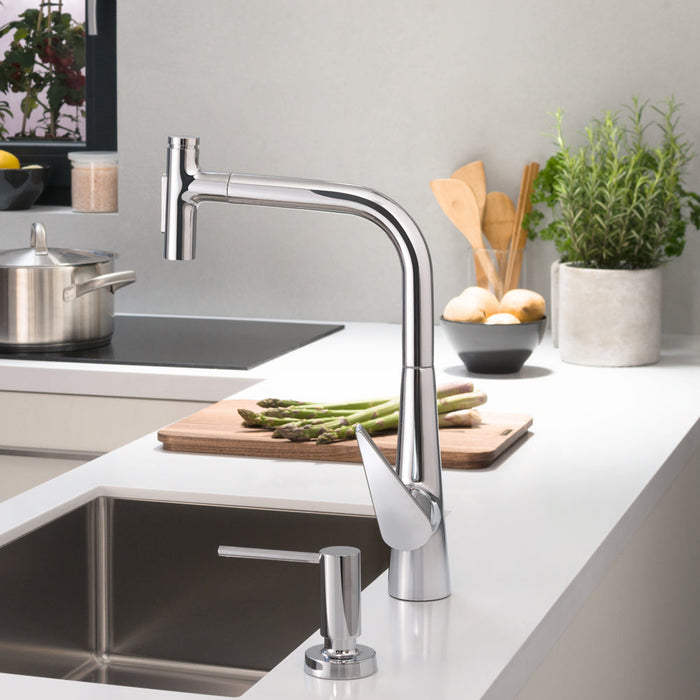 hansgrohe Talis Select S HighArc Kitchen Faucet, 2-Spray Pull-Out, 1.75 GPM, chrome - view 2