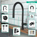 hansgrohe Talis N HighArc Kitchen Faucet, O-Style 2-Spray Pull-Down, 1.5 GPM, matte black - view 3