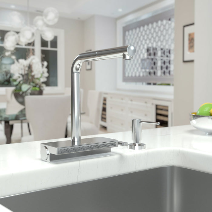 hansgrohe Aquno Select Kitchen Faucet, 2-Spray Pull-Out, 1.75 GPM, chrome - view 2