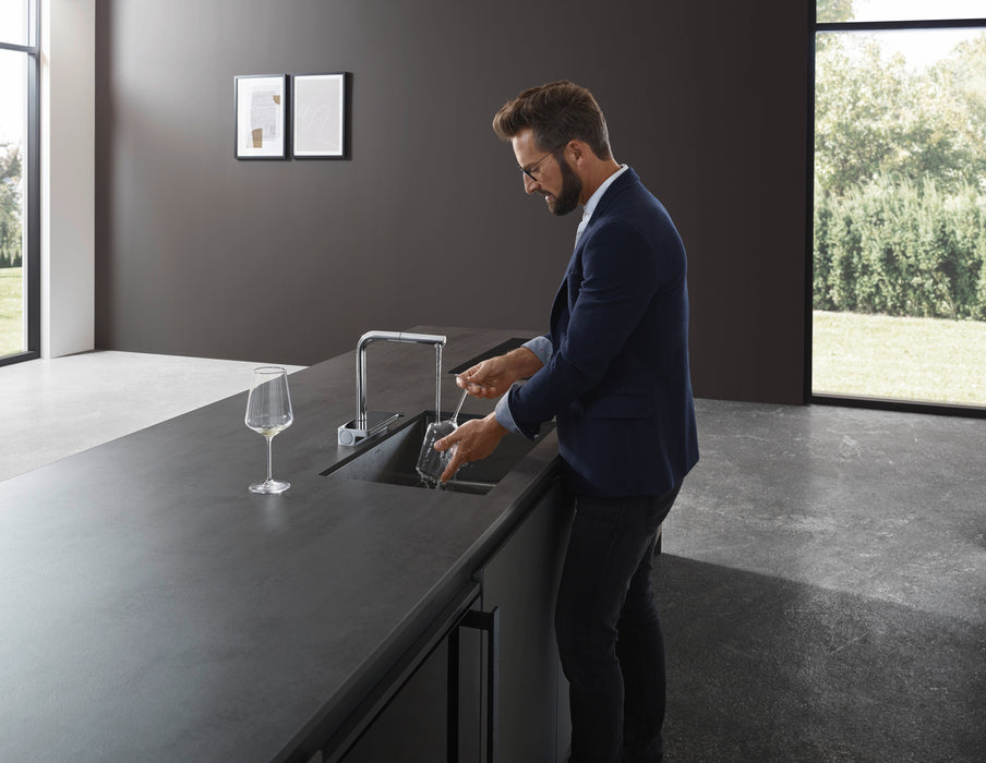hansgrohe Aquno Select Kitchen Faucet, 2-Spray Pull-Out, 1.75 GPM