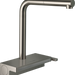hansgrohe Aquno Select Kitchen Faucet, 2-Spray Pull-Out, 1.75 GPM, stainless steel optic