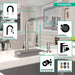 hansgrohe Aquno Select Kitchen Faucet, 2-Spray Pull-Out, 1.75 GPM, stainless steel optic - view 3