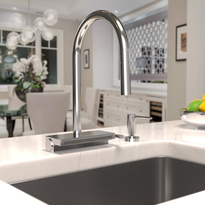 hansgrohe Aquno Select HighArc Kitchen Faucet, 3-Spray Pull-Down, 1.75 GPM, chrome - view 2
