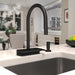 hansgrohe Aquno Select HighArc Kitchen Faucet, 3-Spray Pull-Down, 1.75 GPM, matte black - view 2