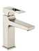 hansgrohe Metropol Single-Hole Faucet 110 with Loop Handle and Pop-Up Drain, 1.2 GPM, brushed nickel