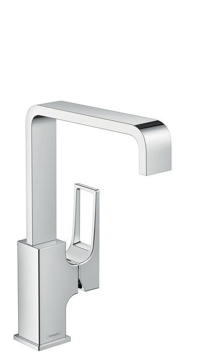 hansgrohe Metropol Single-Hole Faucet 230 with Loop Handle and Swivel Spout, 1.2 GPM, chrome