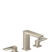 hansgrohe Metropol Widespread Faucet 110 with Loop Handles, 1.2 GPM, brushed nickel