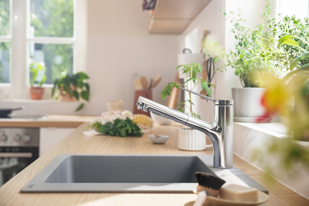 hansgrohe Zesis Kitchen Faucet 2-Spray, Pull-Out, 1.5 GPM, chrome - view 3