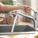 hansgrohe Zesis Kitchen Faucet 2-Spray, Pull-Out, 1.5 GPM, chrome - view 4