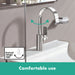 hansgrohe Vivenis Single-hole Faucet 210 with Swivel Spout and Pop-Up Drain, 1.2 GPM, chrome - view 4