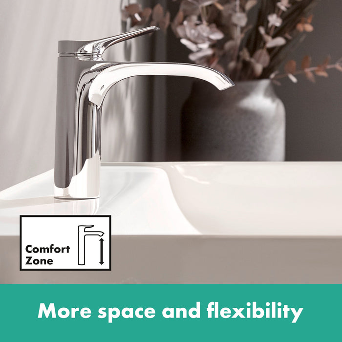 hansgrohe Vivenis Widespread Faucet 95 with Pop-UP Drain, 1.2 GPM, chrome - view 3