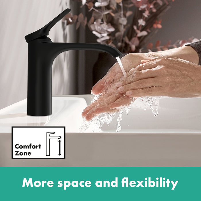 hansgrohe Vivenis Widespread Faucet 95 with Pop-UP Drain, 1.2 GPM, matte black - view 3