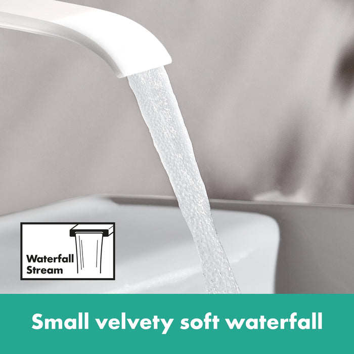 hansgrohe Vivenis Widespread Faucet 95 with Pop-UP Drain, 1.2 GPM, matte white - view 2