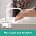 hansgrohe Vivenis Widespread Faucet 95 with Pop-UP Drain, 1.2 GPM, matte white - view 3