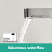 hansgrohe Finoris Wide-spread Faucet 110 with Pop-up Drain, 1.2 GPM, chrome - view 3